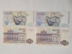 Spanje. - 2 x 10000 and 2 x 5000 Pesetas - various dates