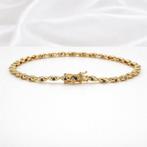Sans prix de réserve - Bracelet Plaqué or Saphir - Diamant -