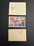 Envelop (3) - Zwitserland - Speciale Vliegtuigen 1924-25:, Gestempeld