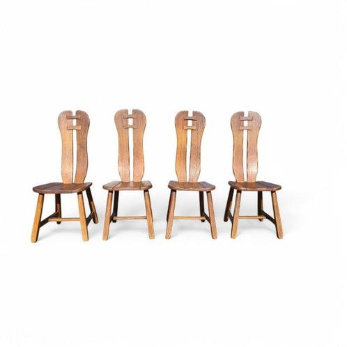 de Puydt - Eetkamerstoel (4) - Eik, Hout, Antiek en Kunst, Antiek | Meubels | Stoelen en Sofa's