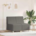 vidaXL Modulaire Sofa Eenheid Armless 2 pcs Lichtgrijs 55 x, Verzenden, Nieuw