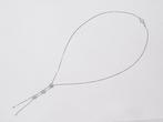 Tasaki - Halsketting - 18 karaat Witgoud Diamant