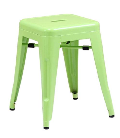 Kruk Tolix style barkruk 48cm mat lichtgroen, Huis en Inrichting, Barkrukken, Nieuw, Verzenden