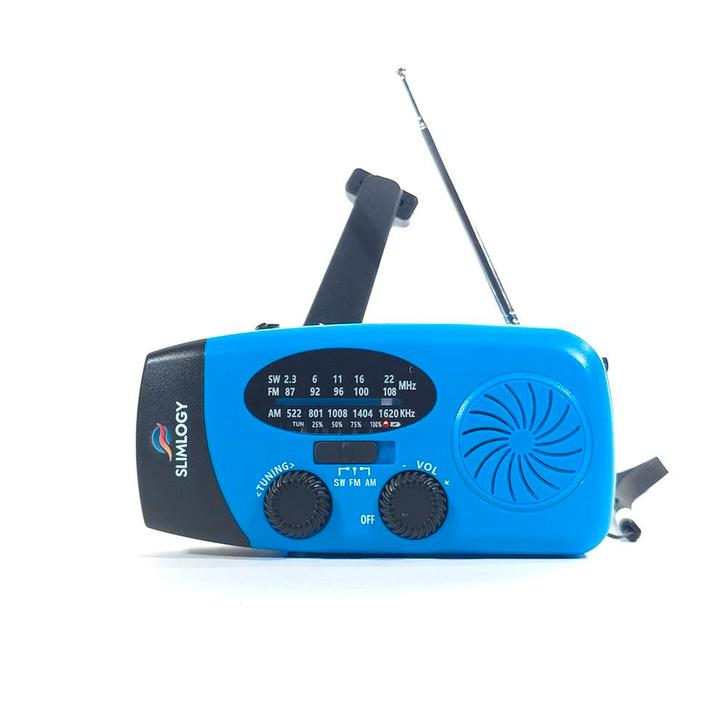 Slimlogy R3 Mini 2000 mAh Noodradio & Nood Zaklamp – Laadbaa, Telecommunicatie, Powerbanks, Ophalen of Verzenden