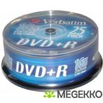 Verbatim DVD+R 16X 25st. Spindle, Computers en Software, Nieuw, Verzenden