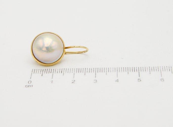 Oorbellen - 18 karaat Geel goud Parel, Handtassen en Accessoires, Oorbellen