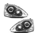 Phares Pour Honda Civic 01-06 Avec Projecteur Fond Noir, Autos : Pièces & Accessoires, Verzenden