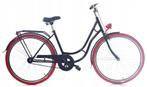 Damesfiets - 28 inch fiets - retro - zwart rood, Fietsen en Brommers, Ophalen of Verzenden, Nieuw