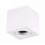 Plafondspot vierkant GU10 Wit, Huis en Inrichting, Lampen | Plafondlampen, Nieuw, Trendy verlichting, Metaal, Verzenden