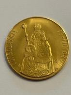 Luxemburg. Médaille en or de Jean-Paul II Pontifex Maximus, Postzegels en Munten