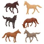 Paarden Uitdeelcadeautjes Paarden 6cm 6st, Nieuw, Verzenden