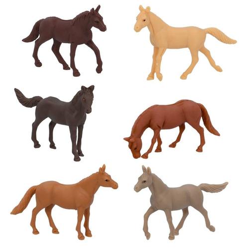 Paarden Uitdeelcadeautjes Paarden 6cm 6st, Hobby en Vrije tijd, Feestartikelen, Nieuw, Verzenden