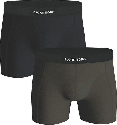 Bjorn Borg Boxers 2 Pack Black/Green maat XXL Heren, Kleding | Heren, Ondergoed, Boxer, Verzenden