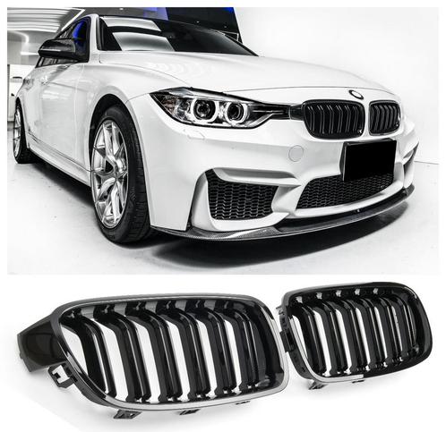 Sportieve Grille geschikt voor BMW 3-Serie F30 en F31 dubbel, Auto diversen, Auto-accessoires, Verzenden