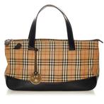 Burberry - Haymarket Check Canvas Handbag - Handtas