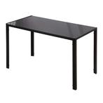 Eettafel - Stijlvolle - Grote - Zwart, Ophalen of Verzenden, Nieuw, Modern