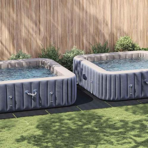 vidaXL Vijvergrondzeil Zwart 999 x 500 cm Polyester, Tuin en Terras, Zwembaden, Nieuw, Verzenden