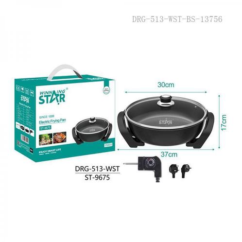 Winning Star St-9675 Elektrische Hapjespan Met Deksel, Huis en Inrichting, Keuken | Potten en Pannen, Ophalen of Verzenden