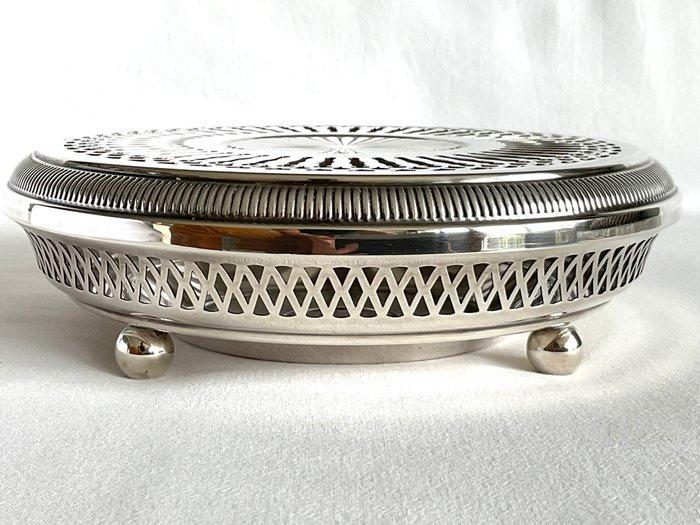 Verzilverde tafelstoof “chauffe-plats / réchaud de table” -, Antiek en Kunst, Antiek | Meubels | Tafels