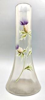 LEGRAS (1839-1916) - Vaas - Art Nouveau vaas met emaille, Antiek en Kunst