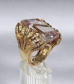 Ring Vintage 18k gouden ring met 1,19 karaat diamanten en