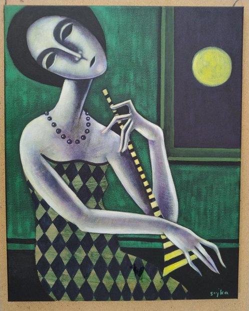 Piotr Sujka (XXI) - Anna z trbk, Antiek en Kunst, Kunst | Schilderijen | Modern