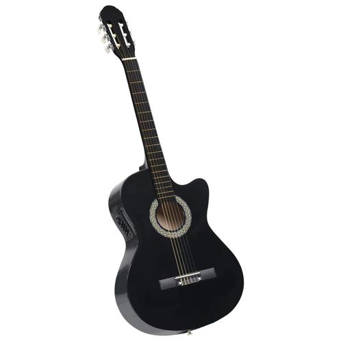 vidaXL Gitaar cutaway met equalizer 6 snaren western, Muziek en Instrumenten, Snaarinstrumenten | Gitaren | Akoestisch, Nieuw