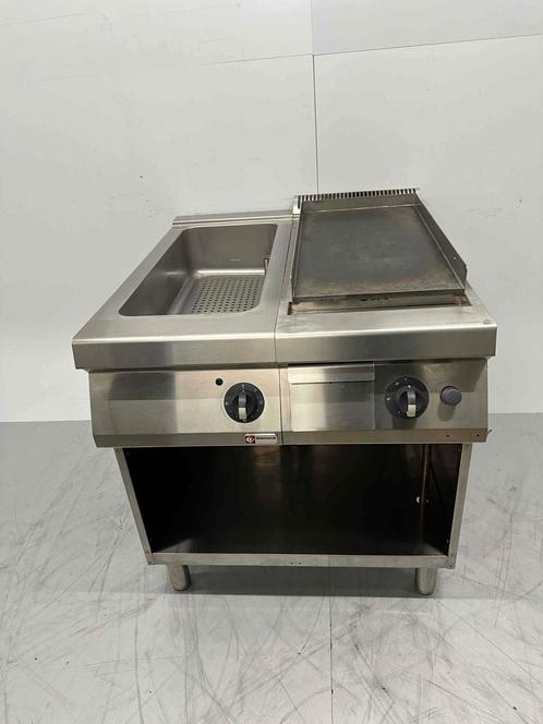 Plaque de cuisson Diamond en acier inoxydable avec, Zakelijke goederen, Horeca | Overige, Verzenden