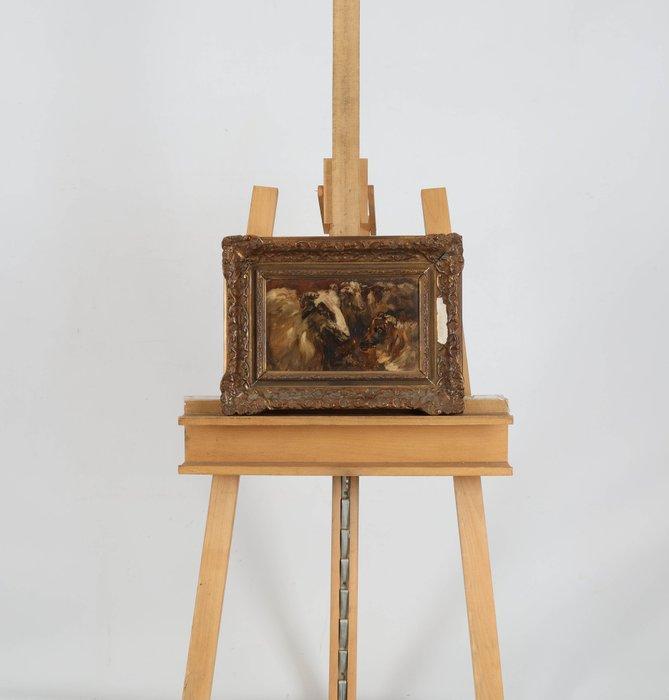 Willem Hendrik van der Nat (1864–1929) - Rammen, Antiquités & Art, Art | Peinture | Classique