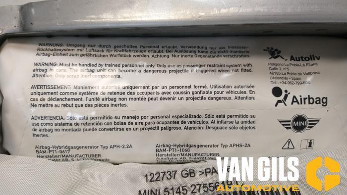 Airbag rechts (Dashboard) Mini Cooper O209183, Autos : Pièces & Accessoires, Habitacle & Garnissage