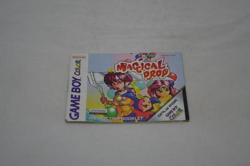 Magical Drop (GBC EUR MANUAL), Consoles de jeu & Jeux vidéo, Consoles de jeu | Nintendo Portables | Accessoires