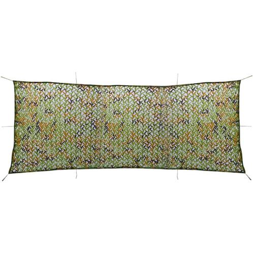 vidaXL Camouflagenet met opbergzak 1,5x4 m, Sport en Fitness, Schietsport-accessoires, Nieuw, Verzenden