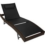 tectake Wicker ligbed Moana - bruin mix, Tuin en Terras, Tuinsets en Loungesets, Verzenden, Nieuw
