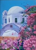 Athos Faccincani (1951) - Riflessi rosa a Santorini