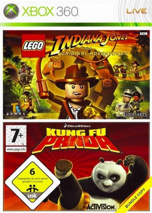 Lego Indiana Jones & Kung Fu Panda Xbox 360 GameshopX.nl, Games en Spelcomputers, Games | Xbox 360, Verzenden