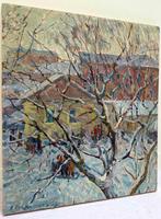 Alexandre Ovchinnikov (1929-2016) - Jour dHiver - Sortie de, Antiek en Kunst