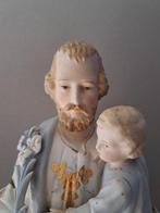 Statue, XL Hoogte 47 Cm Zwaar 2.5 Kilo Prachtig Antiek Circa, Antiek en Kunst