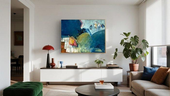 Sonja Brzak - Green Landscape, Antiek en Kunst, Kunst | Schilderijen | Modern