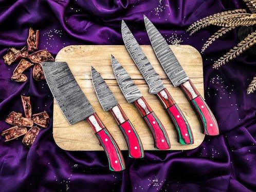Unique Handcrafts - Smith Blades chef knives set For Daily, Antiek en Kunst, Antiek | Keukengerei