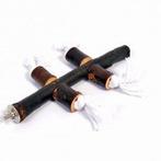 HOUTEN ZITSTOK MET TOUW 25CM, Dieren en Toebehoren, Vogels | Toebehoren, Nieuw