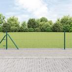 vidaXL Hekpalen met Basisplaten 52 stuks Ø32mm 50cm, Verzenden, Nieuw