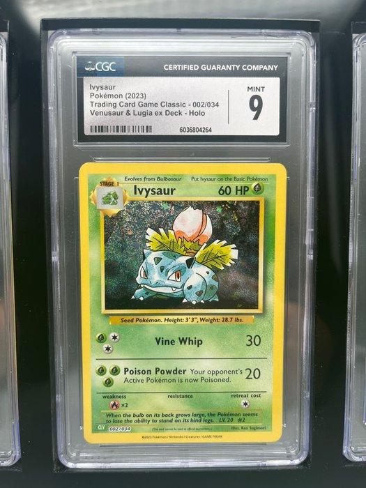 Pokémon - 3 Graded card - Bulbasaur, Ivysaur, Venusaur, Hobby en Vrije tijd, Verzamelkaartspellen | Pokémon