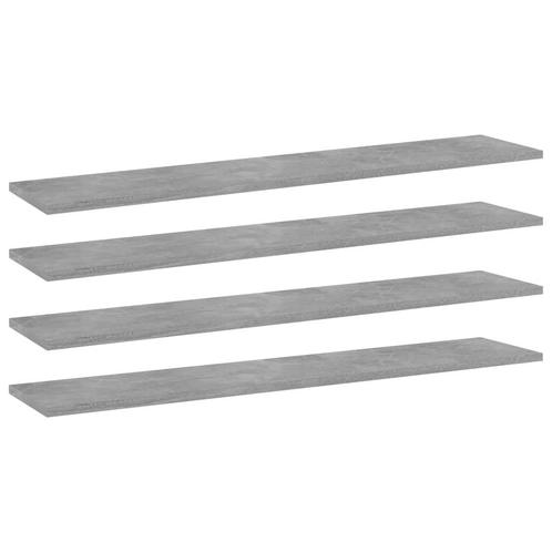 vidaXL Wandschappen 4 st 100x20x1,5 cm bewerkt hout, Huis en Inrichting, Woonaccessoires | Wandplanken en Boekenplanken, Nieuw
