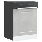 vidaXL Vaatwaspaneel Porto 60x1,5x67 cm bewerkt hout, Verzenden, Nieuw