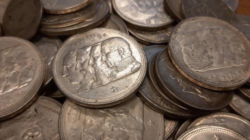 Er is behoefte aan onderpand Disciplinair ② Zilveren munten van België per kilo beschikbaar — Métaux nobles & Lingots  — 2ememain