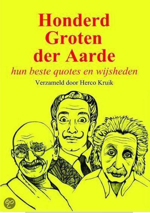 Honderd Groten der Aarde 9789081681612 H.C. Kruik, Boeken, Stripverhalen, Zo goed als nieuw, Verzenden