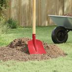 vidaXL Schep Hoofd 4 pcs Rood 32 x 24,5 cm Gepoedercoat, Tuin en Terras, Hand-tuingereedschap, Verzenden, Nieuw