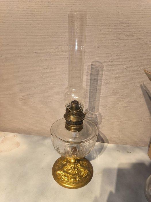 matador 15 - Lampe à huile - Laiton doré, Antiquités & Art, Curiosités & Brocante