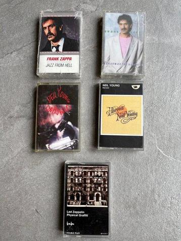 Frank Zappa, Neil Young, Led Zeppelin - Cassettes of