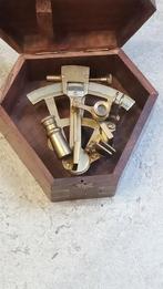 Sextant - Messing - Oude bronzen theodoliet